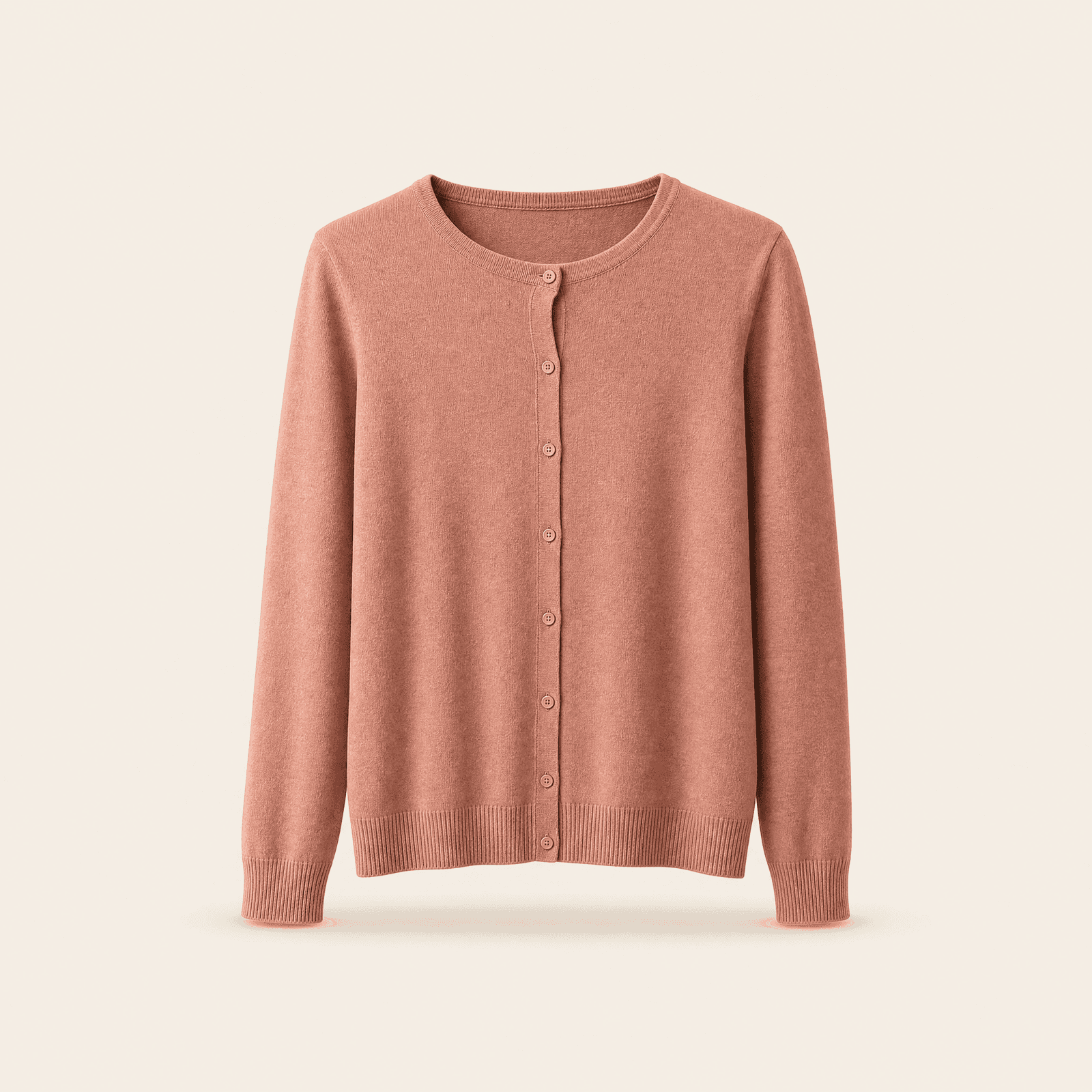 The same cardigan cleaned up in Looqa Studio